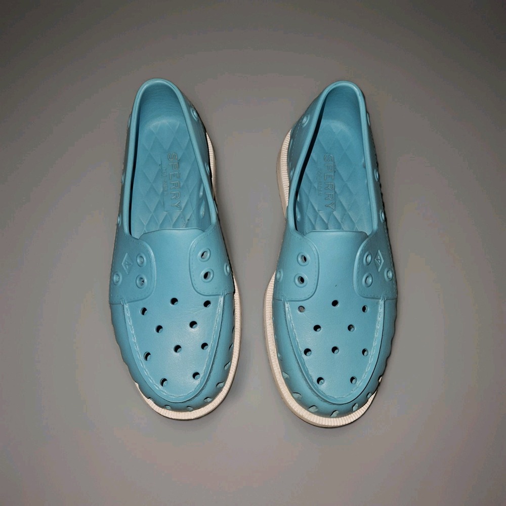 Excellent SPERRY TOPSIDER Aqua Water Shoes Flats Loafers Waterproof Size 7.5